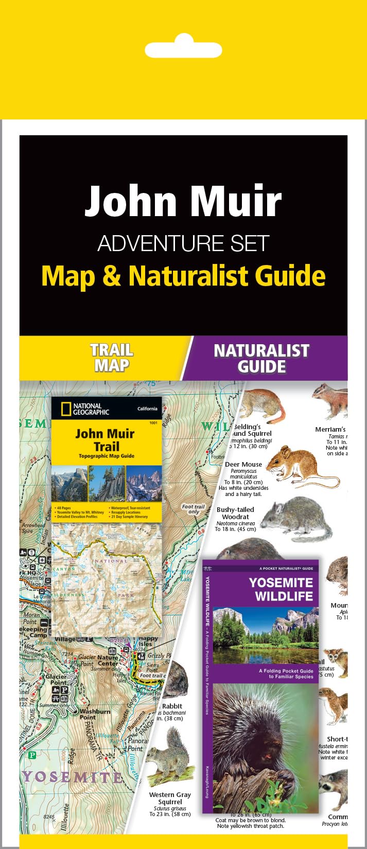 John Muir Adventure Set: Trail Map & Wildlife Guide Mathematics