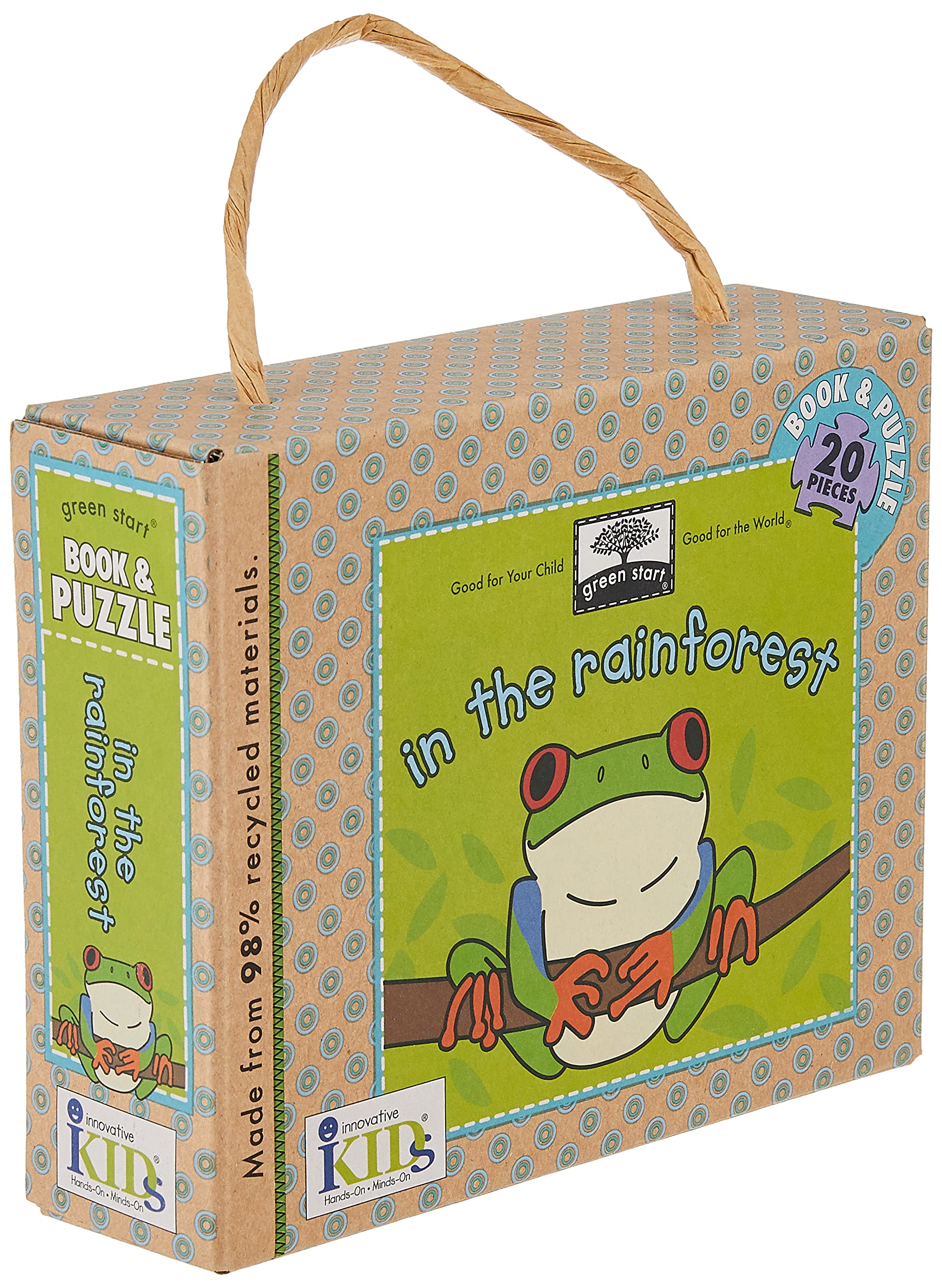 Green Start: In the Rainforest (Book and Puzzle) - Made From 98% Recycled Materials book