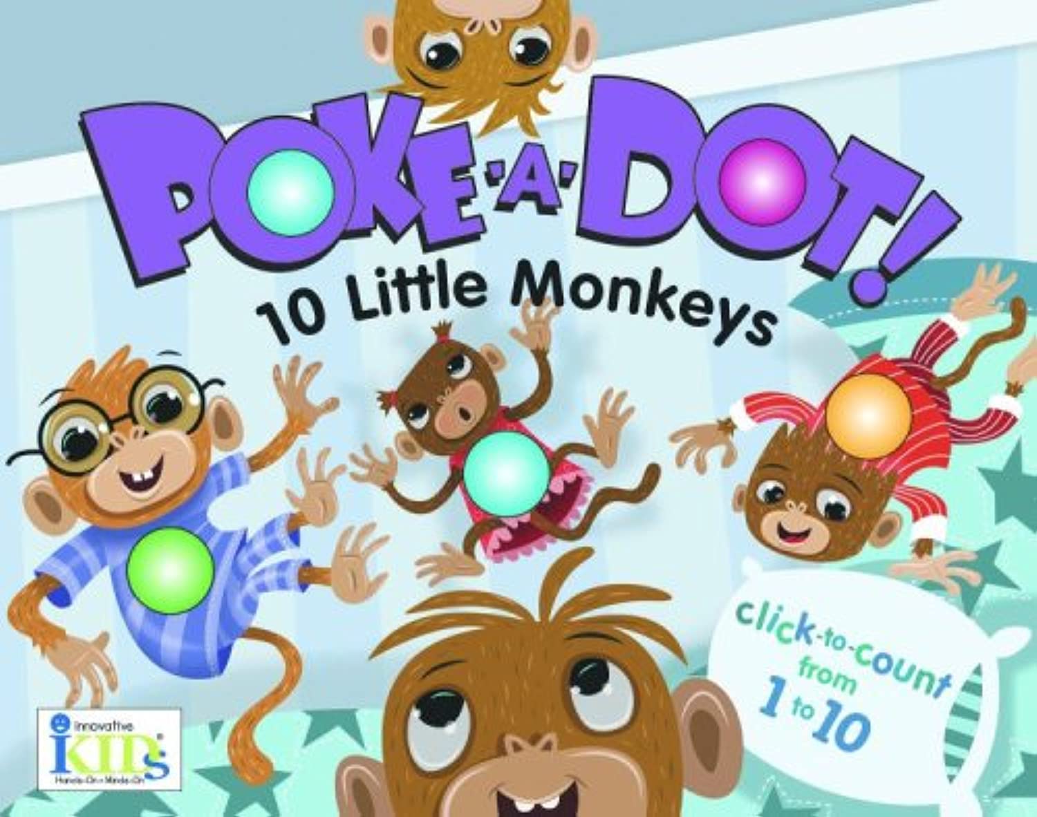 Poke-A-Dot: 10 Little Monkeys (30 Poke-able poppin; dots) Non-fiction