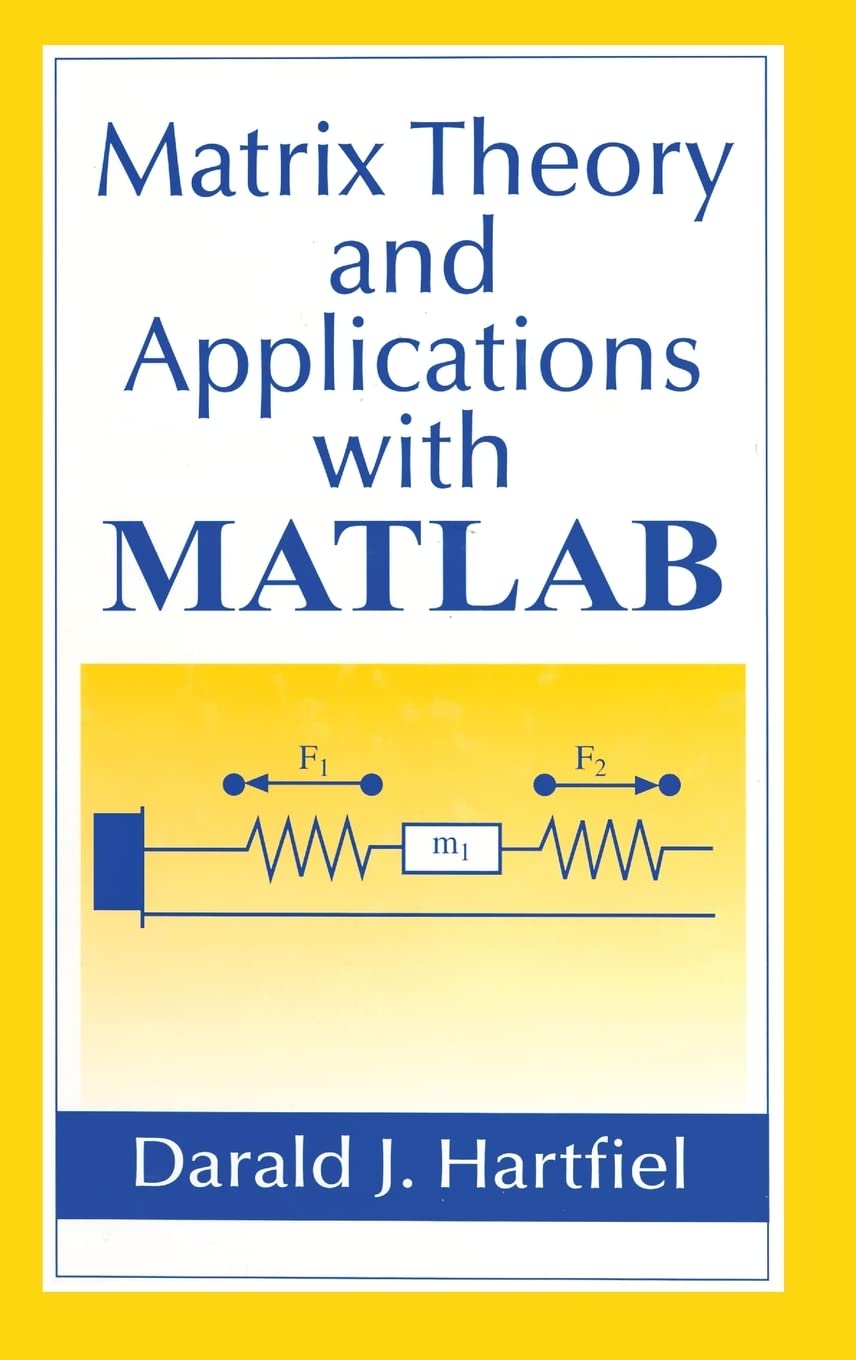 Product Image: Matrix Theory and Applications with MATLAB