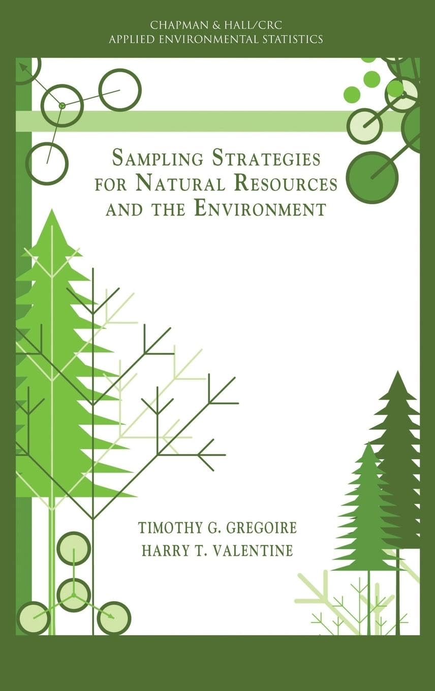 Sampling Strategies for Natural Resources and the Environment Mathematics