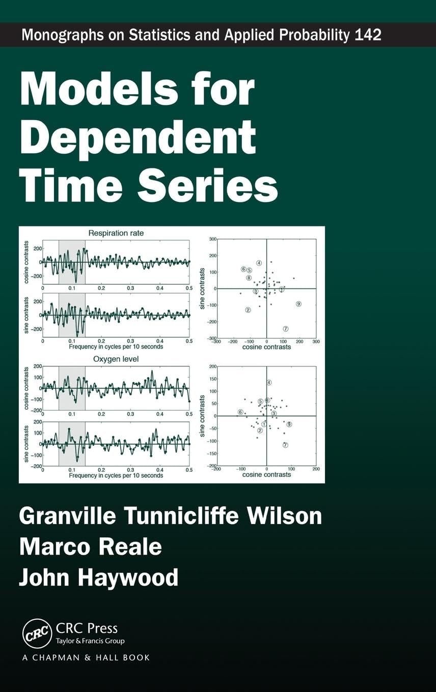 Product Image: Models for Dependent Time Series