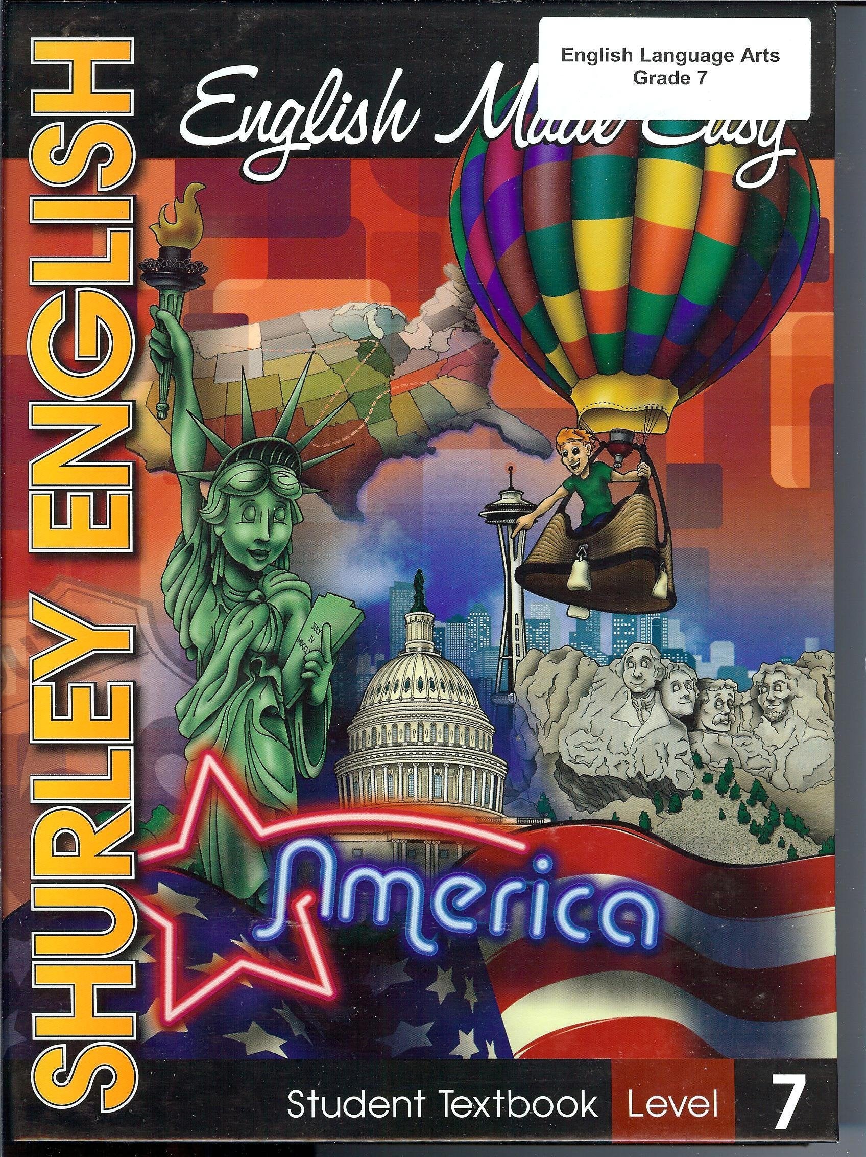 Shurley English, English Made Easy, Student Textbook, Level 7 (Shurley English, Grade 7) Books