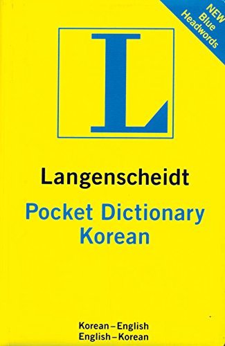 Langenscheidt's Pocket Dictionary Korea (Langenscheidt Pocket Dictionaries) Social Sciences