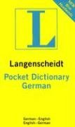 Pocket German Dictionary: German-English / English-German: In The New German Spelling (Langenscheidt Pocket Dictionaries) Foreign Languages ​​& Dictionaries