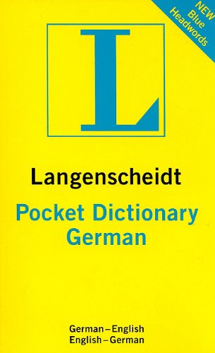 Langenscheidt Pocket German Dictionary: German-english/ English-german (Langenscheidt Pocket Dictionary) Foreign Languages ​​& Dictionaries