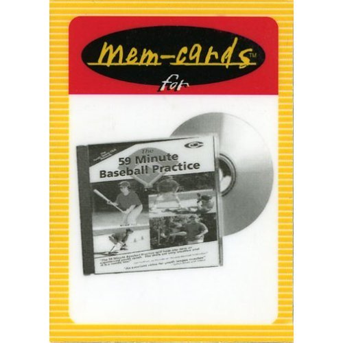 Baseball Training:"The 59 Minute Baseball Practice"Mem-cards Leisure & Fun