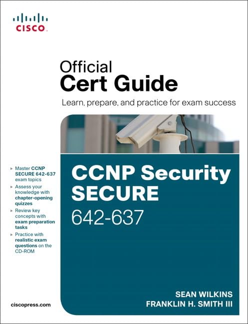 CCNP Security Secure 642-637 Official Cert Guide Computer Science Books