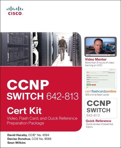 Product Image: CCNP SWITCH 642-813 Cert Kit: Video, Flash Card, and Quick Reference Preparation Package
