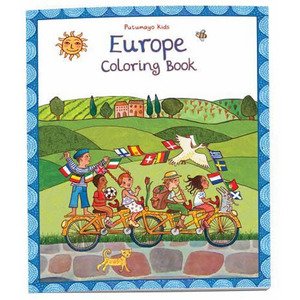 Europe Coloring Book book