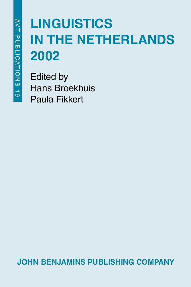 Linguistics in the Netherlands 2002 Social Sciences