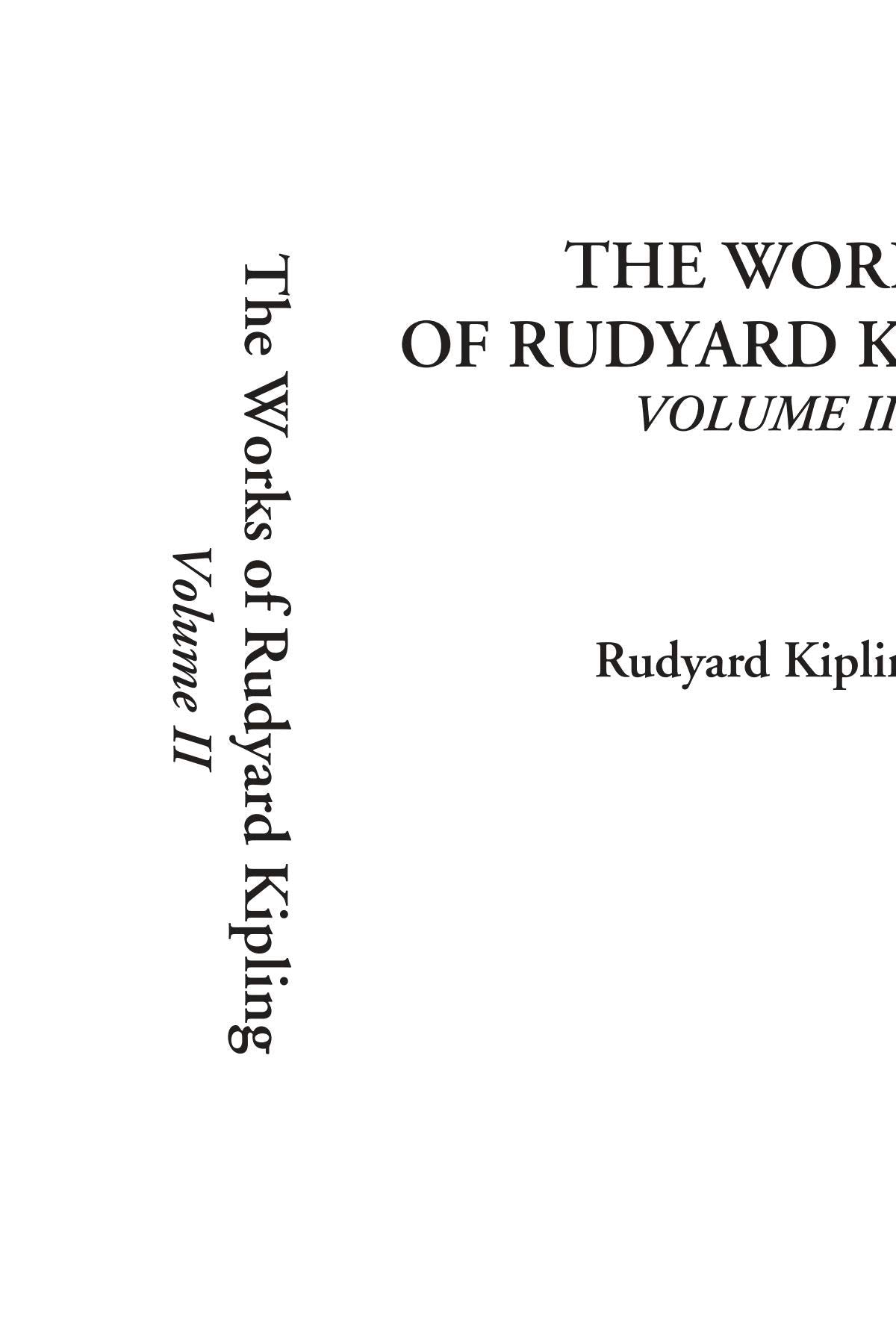 The Works of Rudyard Kipling, Volume II International