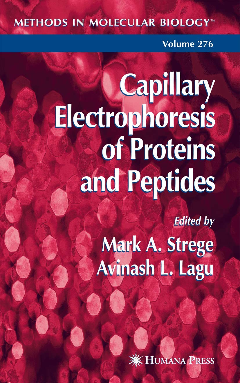 Capillary Electrophoresis of Proteins and Peptides book