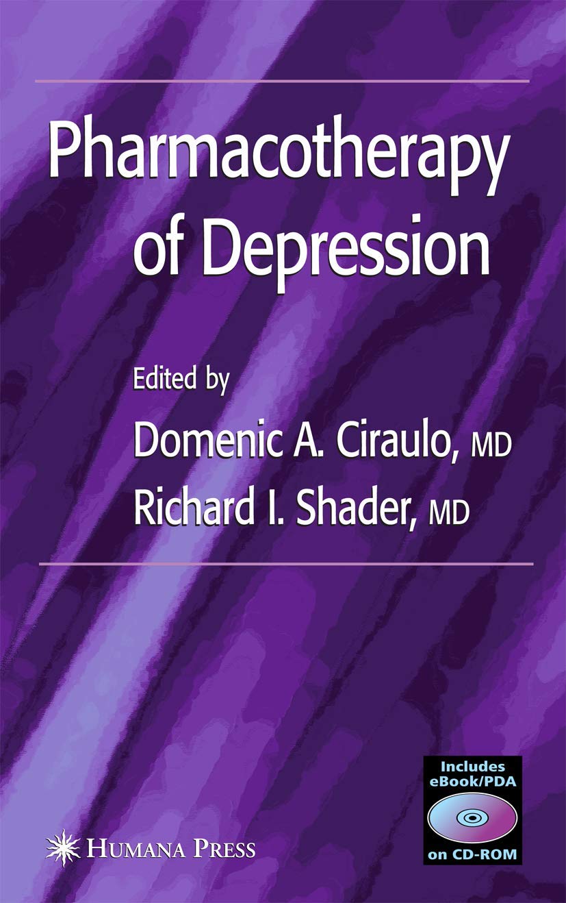 Pharmacotherapy of Depression book
