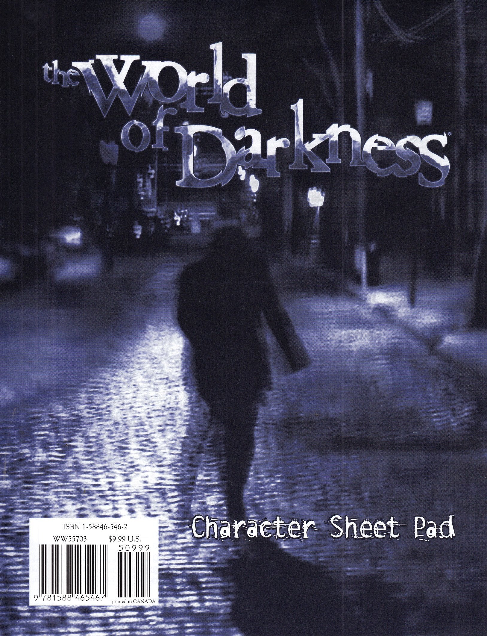 The World of Darkness Character Sheet Pad Leisure & Fun