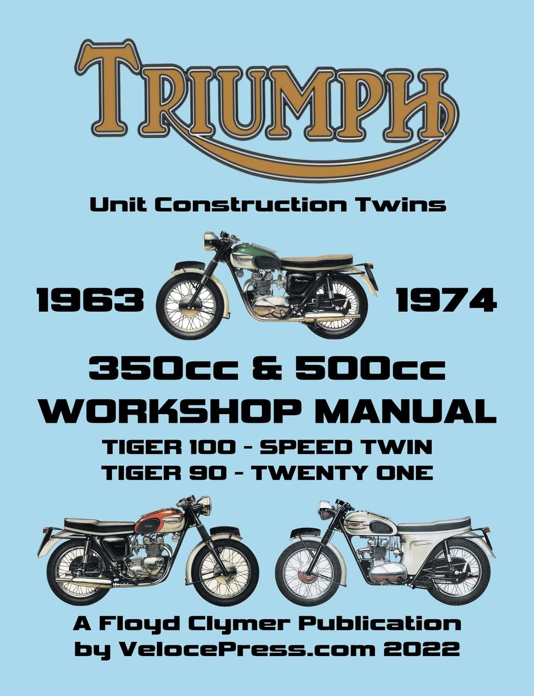 TRIUMPH 350cc & 500cc UNIT CONSTRUCTION TWINS 1963-1974 WORKSHOP MANUAL Leisure, Home & Garden