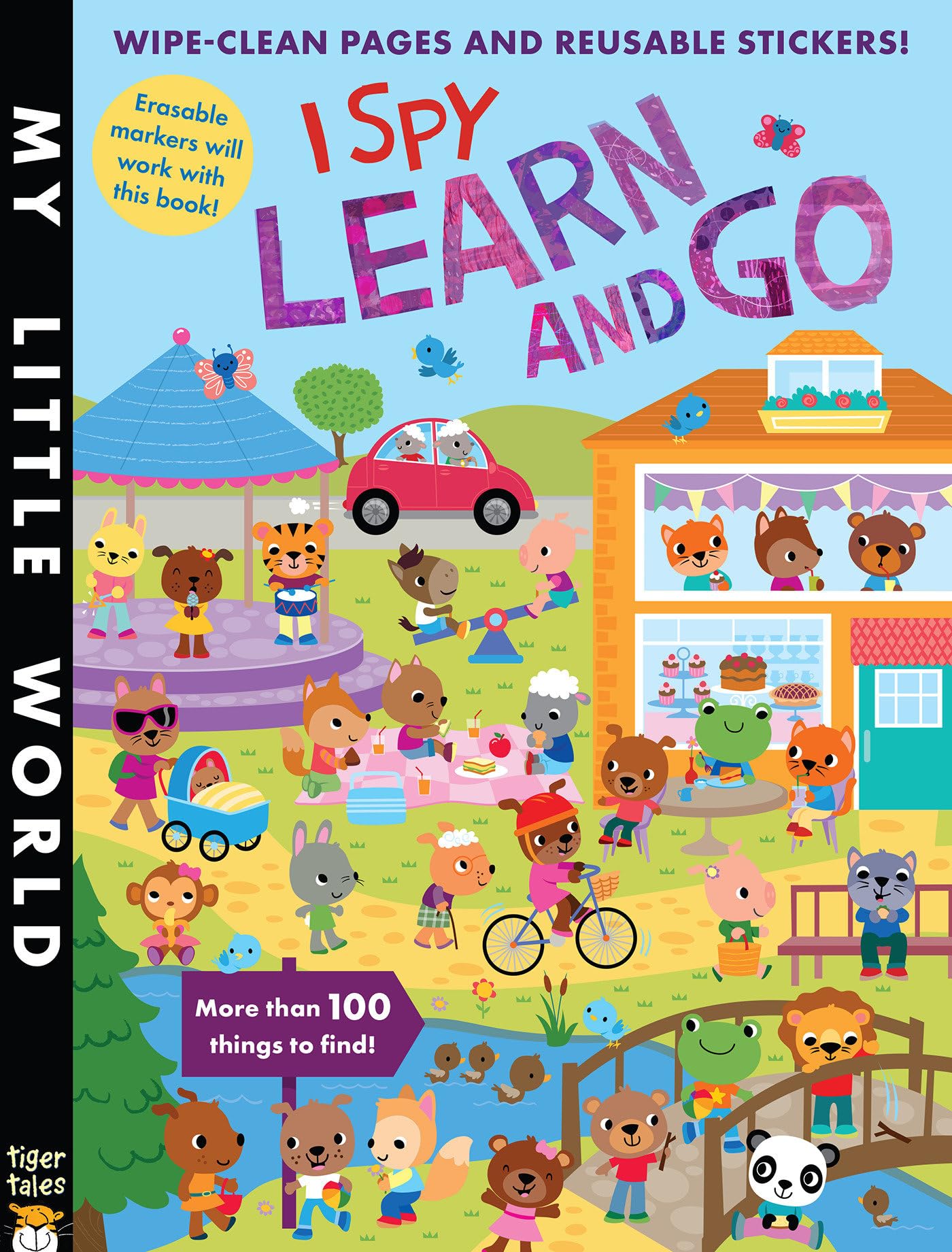 I Spy Learn and Go: Wipe-Clean Pages, Stickers and More Than 100 Things to Find! (My Little World) Non-fiction
