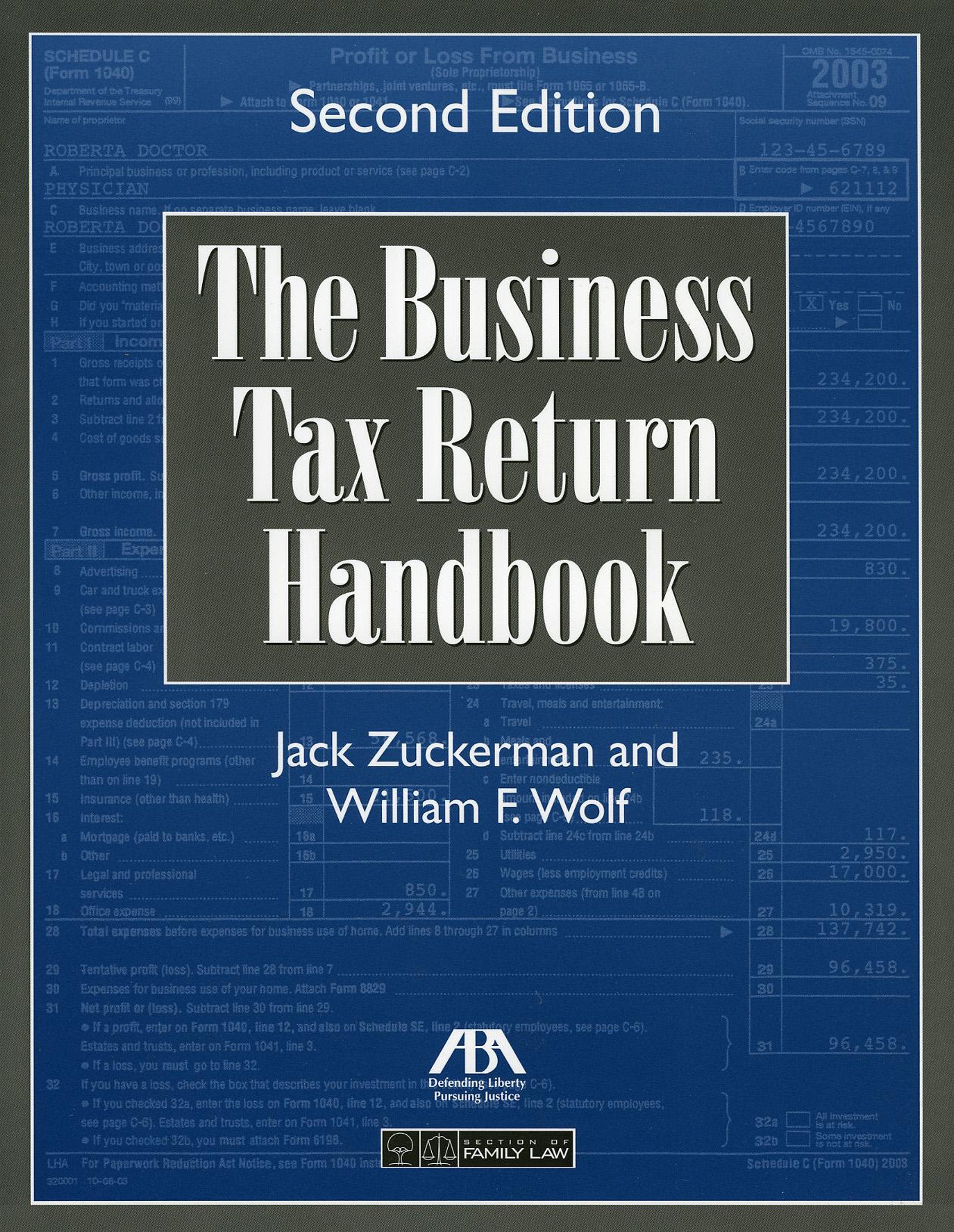 The Business Tax Return Handbook Law
