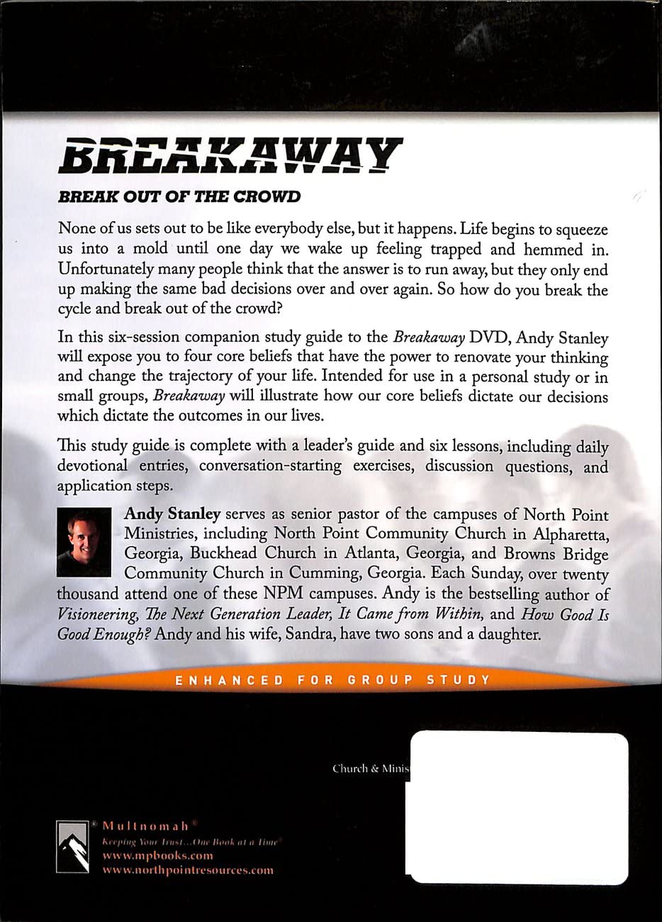 Breakaway Study Guide: Because You Didn't Set Out to Be Just Like Everybody Else (Northpoint Resources) Social Sciences