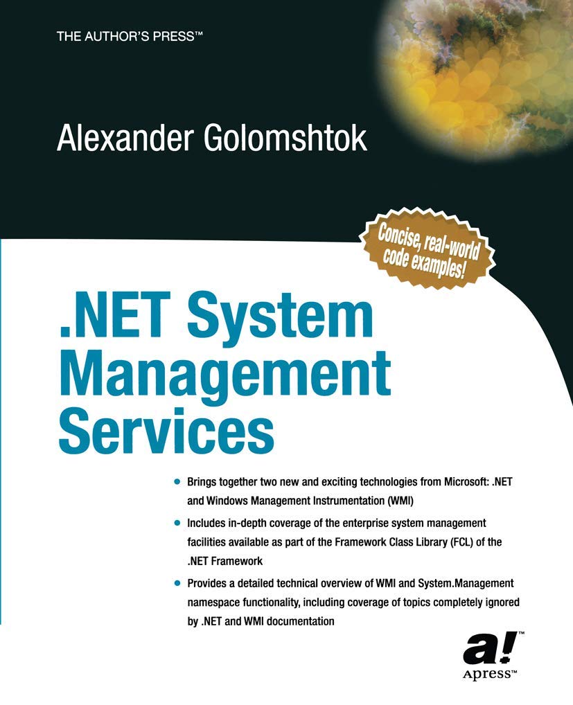 .Net System Management Services Computer Science Books