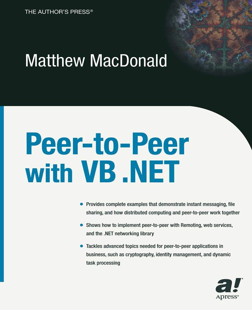 Peer-To-Peer with VB .Net Computer Science Books