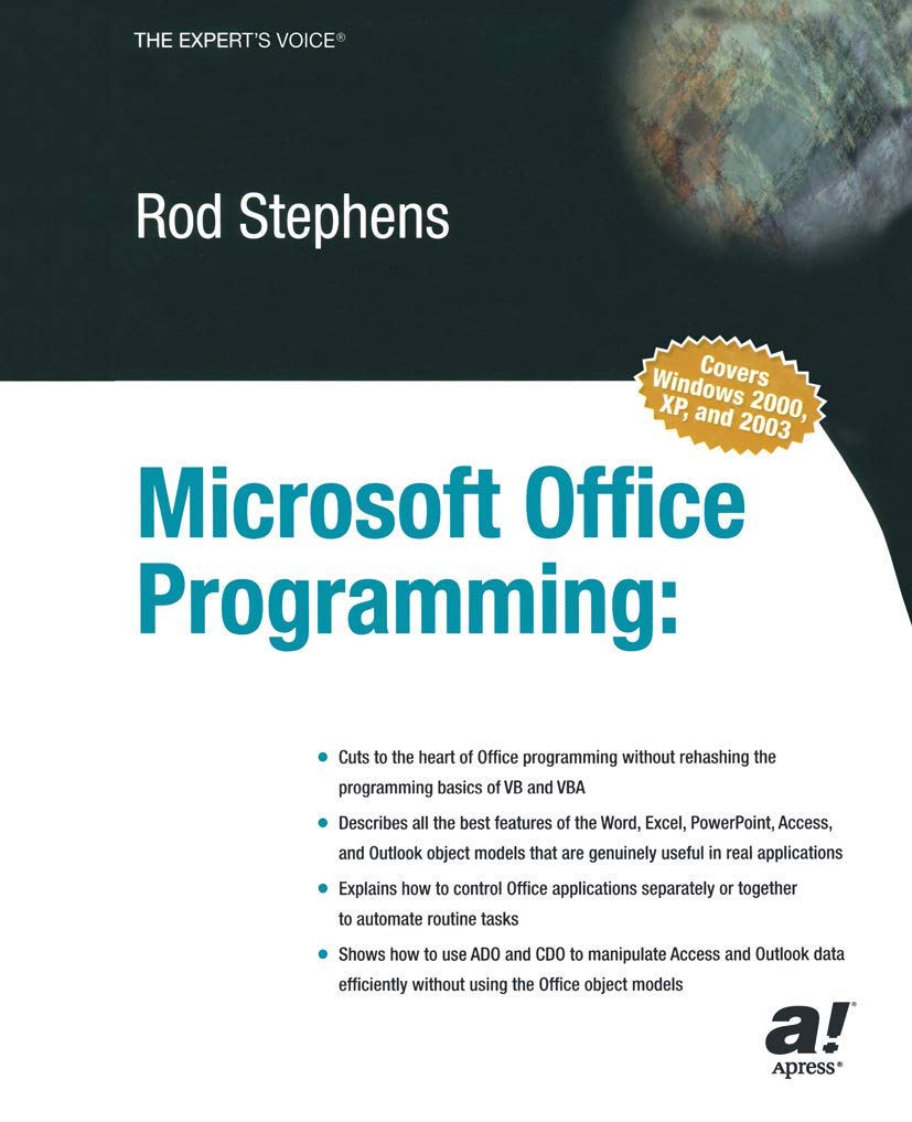 Microsoft Office Programming Computer Science