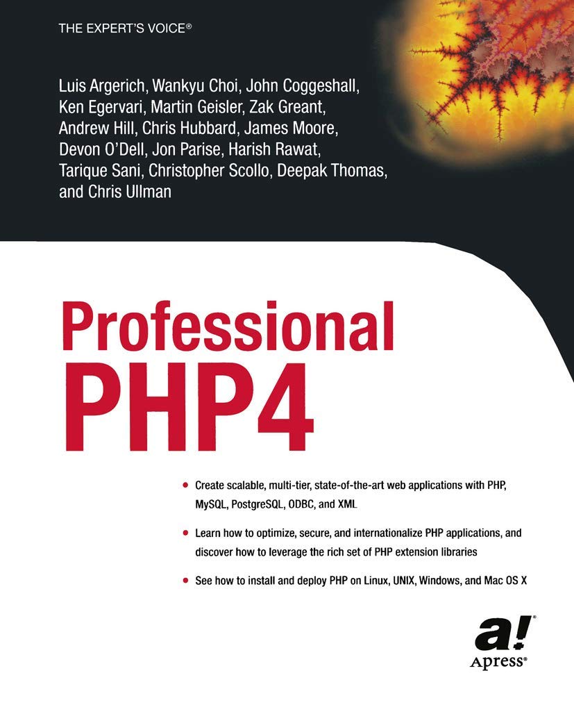 Professional PHP4 Business, Finance & Career