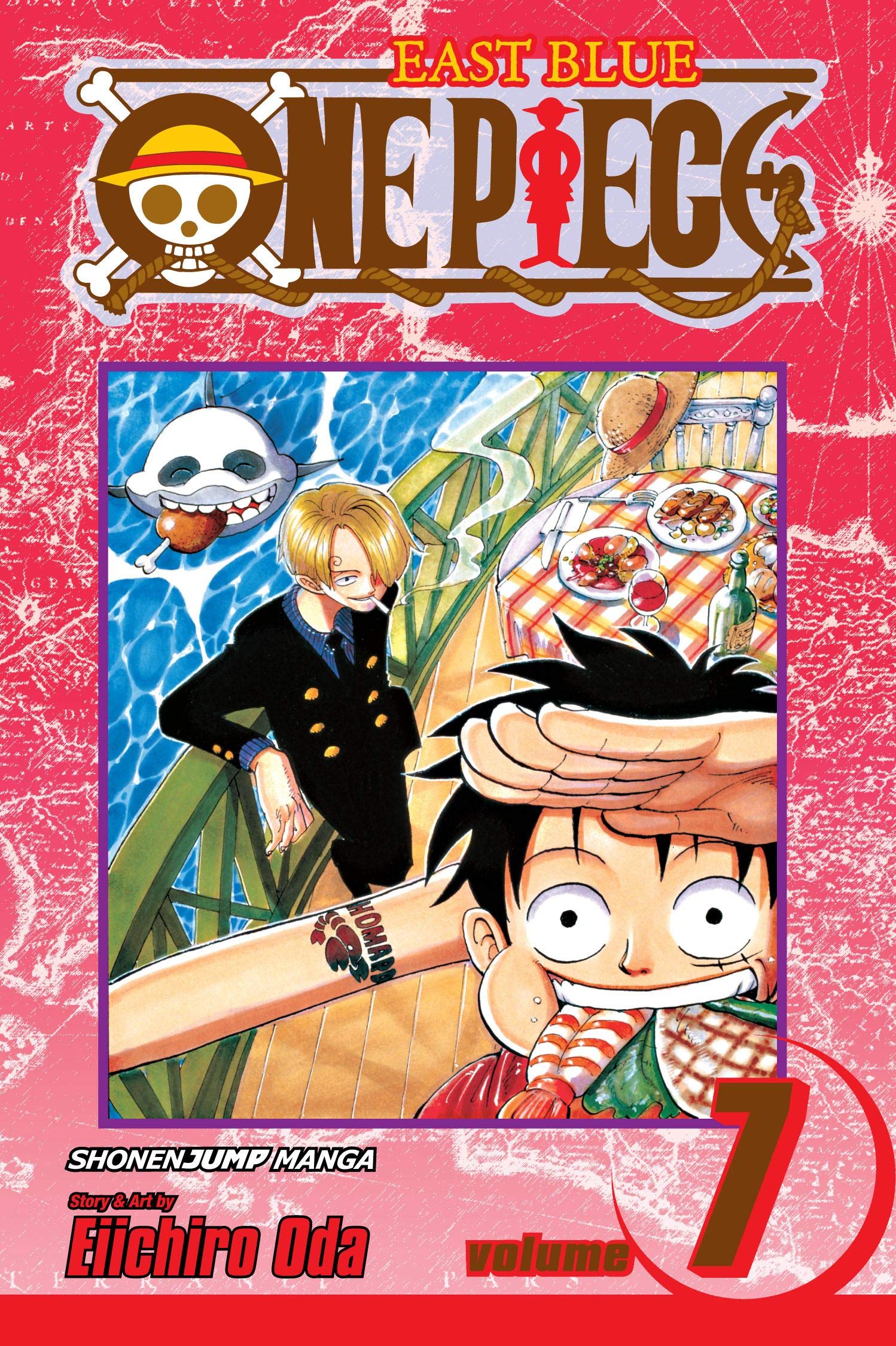 One Piece Volume 7: The Crap-Geezer (ONE PIECE GN, Band 7) Manga