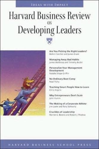 Harvard Business Review on Developing Leaders (Harvard Business Review Paperback Series) Business, Finance & Career