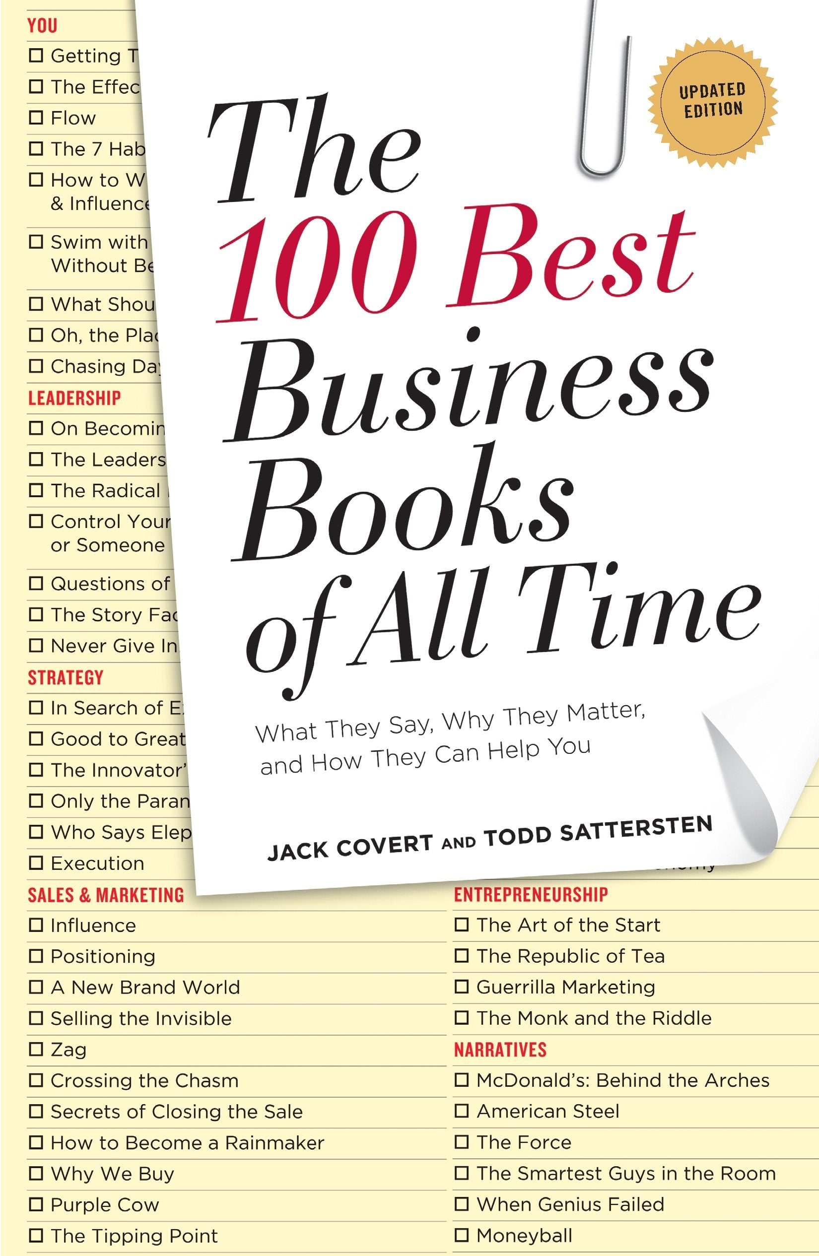 The 100 Best Business Books of All Time: What They Say, Why They Matter, and How They Can Help You Business, Finance & Career