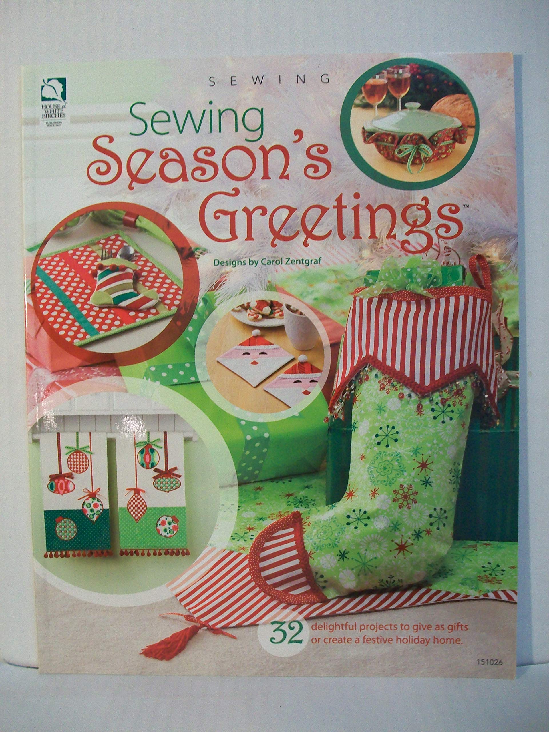 Sewing Season's Greetings Hobbies & Crafts