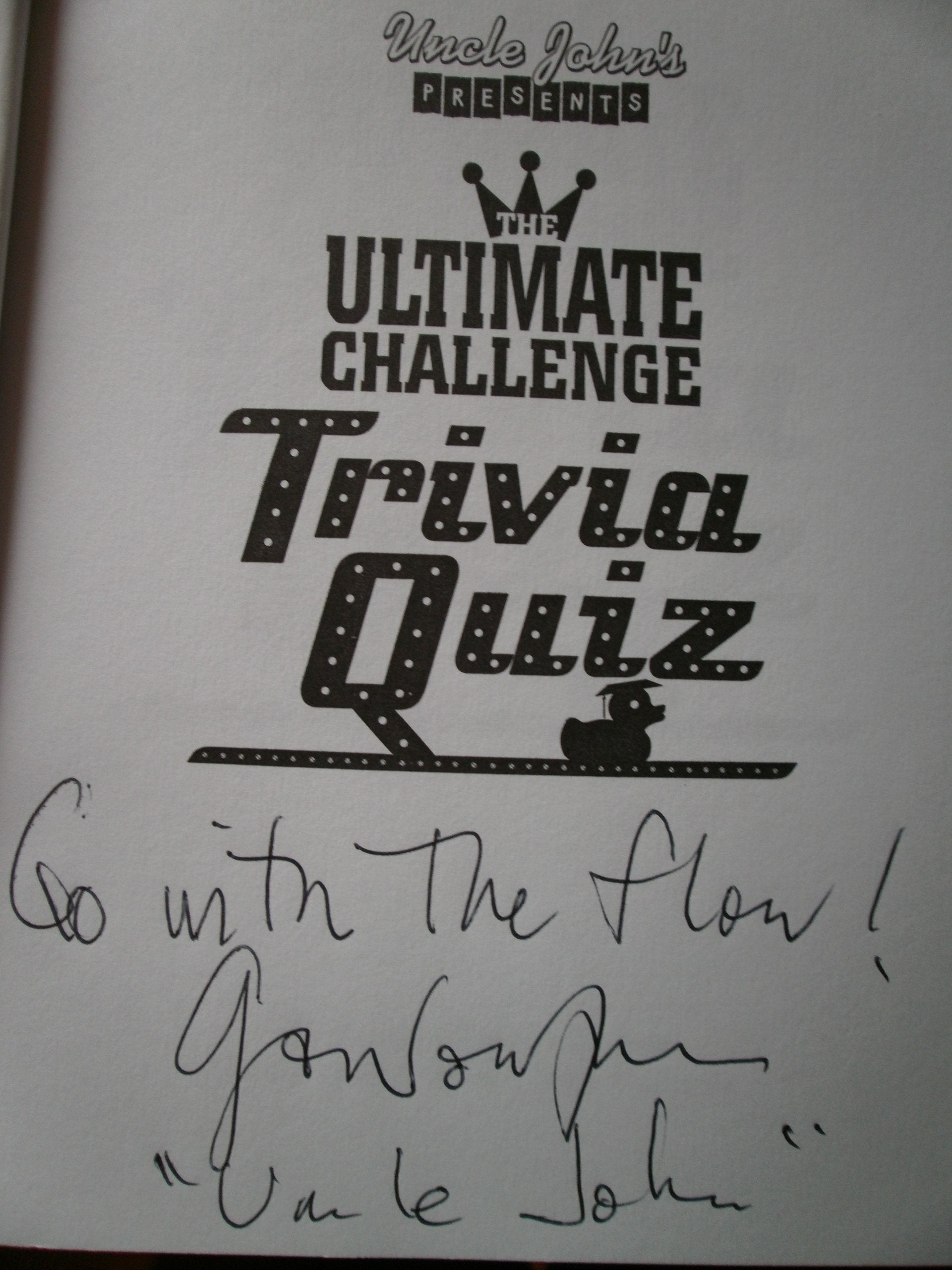 Uncle John's Presents: Ultimate Challenge Trivia Quiz Contemporary literature