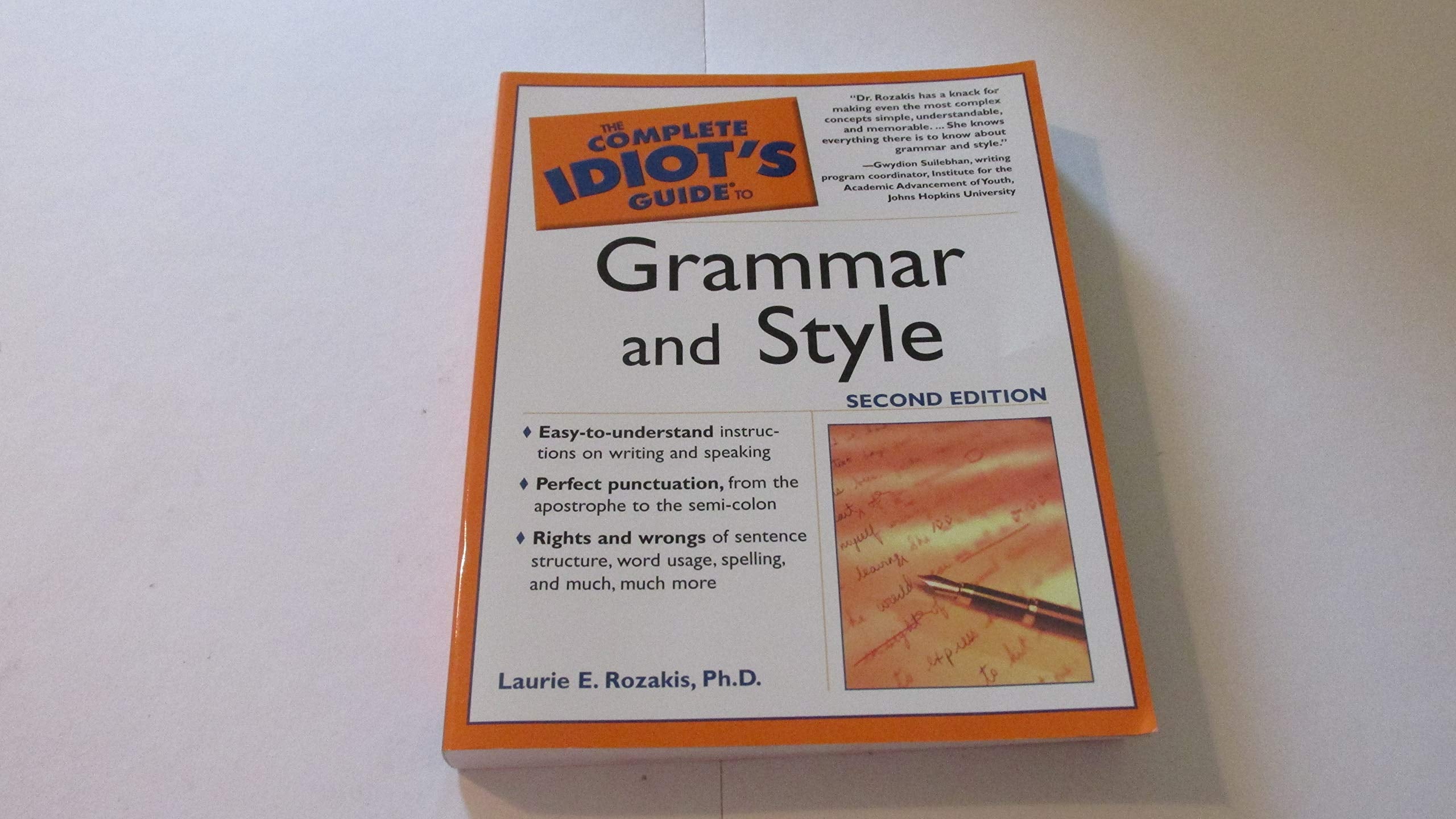 The Complete Idiot's Guide to Grammar and Style Media & Communication