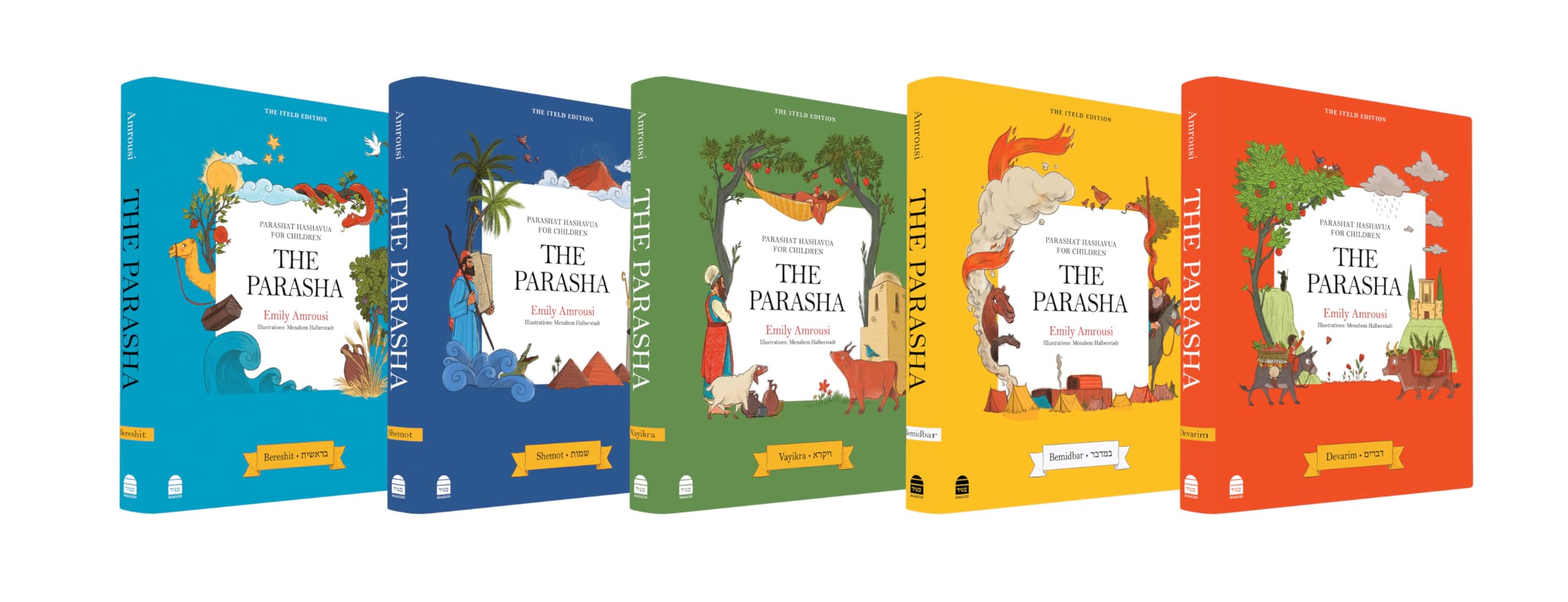 Parashat Hashavua for Children: The Parasha, 5 Volume Box Set Novels & Short Stories
