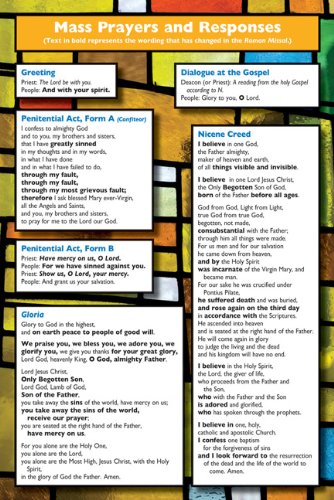 Pew Card: Revised Order of the Mass Religion & Esotericism