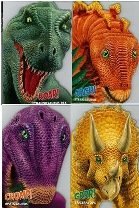 Dinosaurs Shaped Board Book 4-Pack Apatosaurus, Stegosaurus, Triceratops & Tyrannosaurus Rex Books