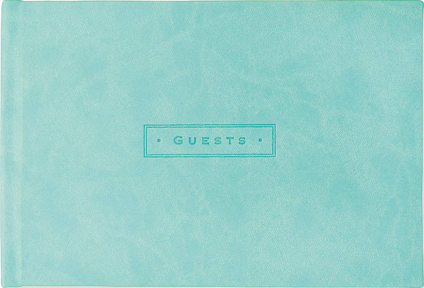 Sea Foam Guest Book Lifestyle
