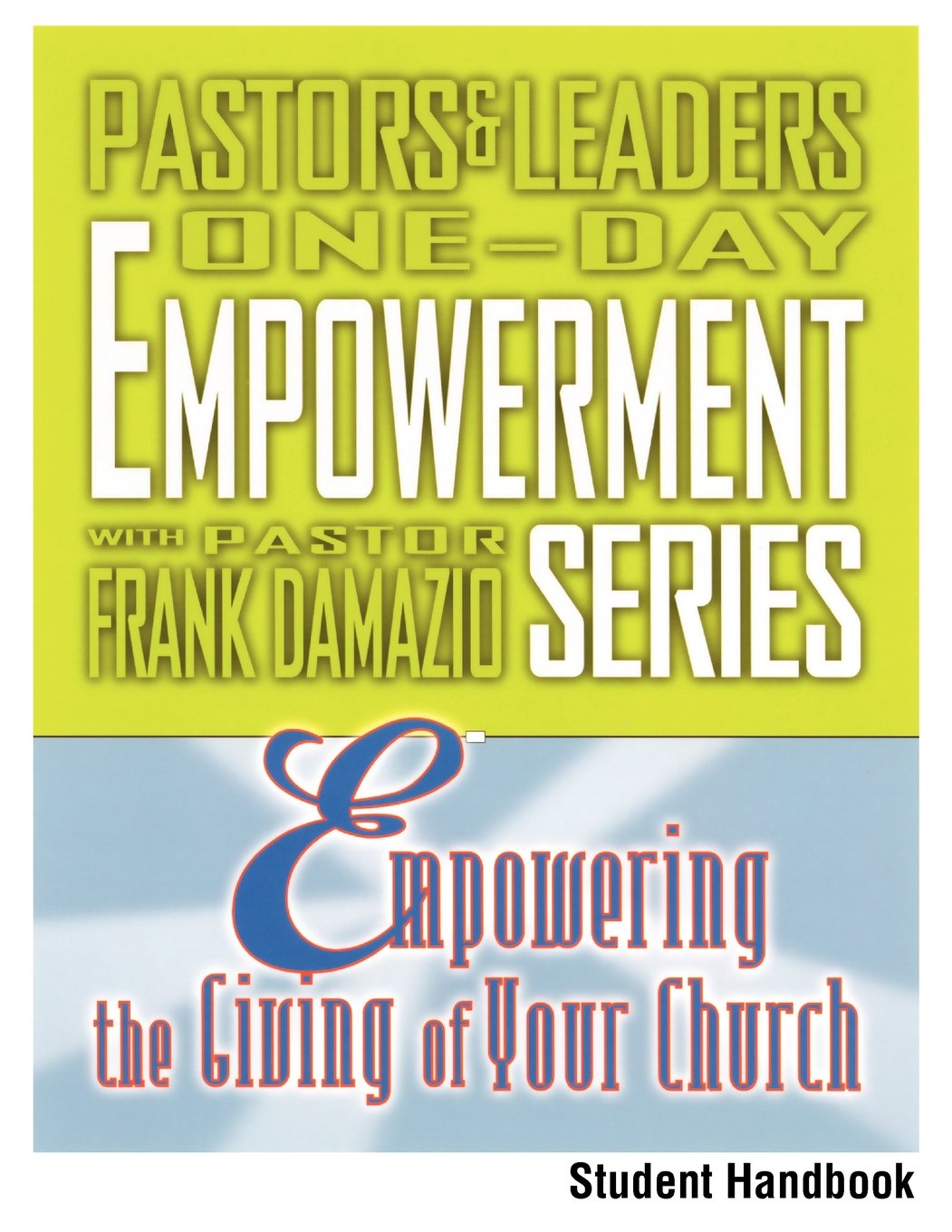 Empowering the Giving of Your Church - Student Handbook Religion & Esotericism