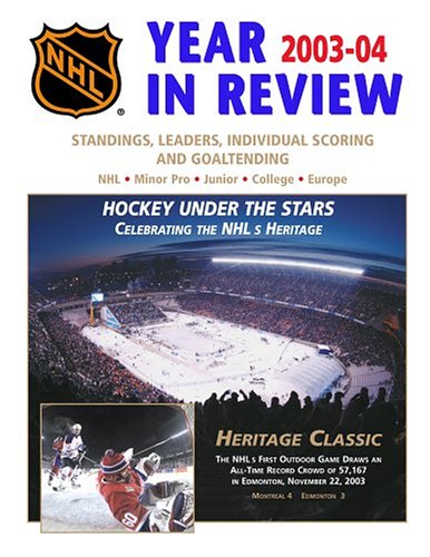 2003-2004 National Hockey League Year In Review Leisure & Fun