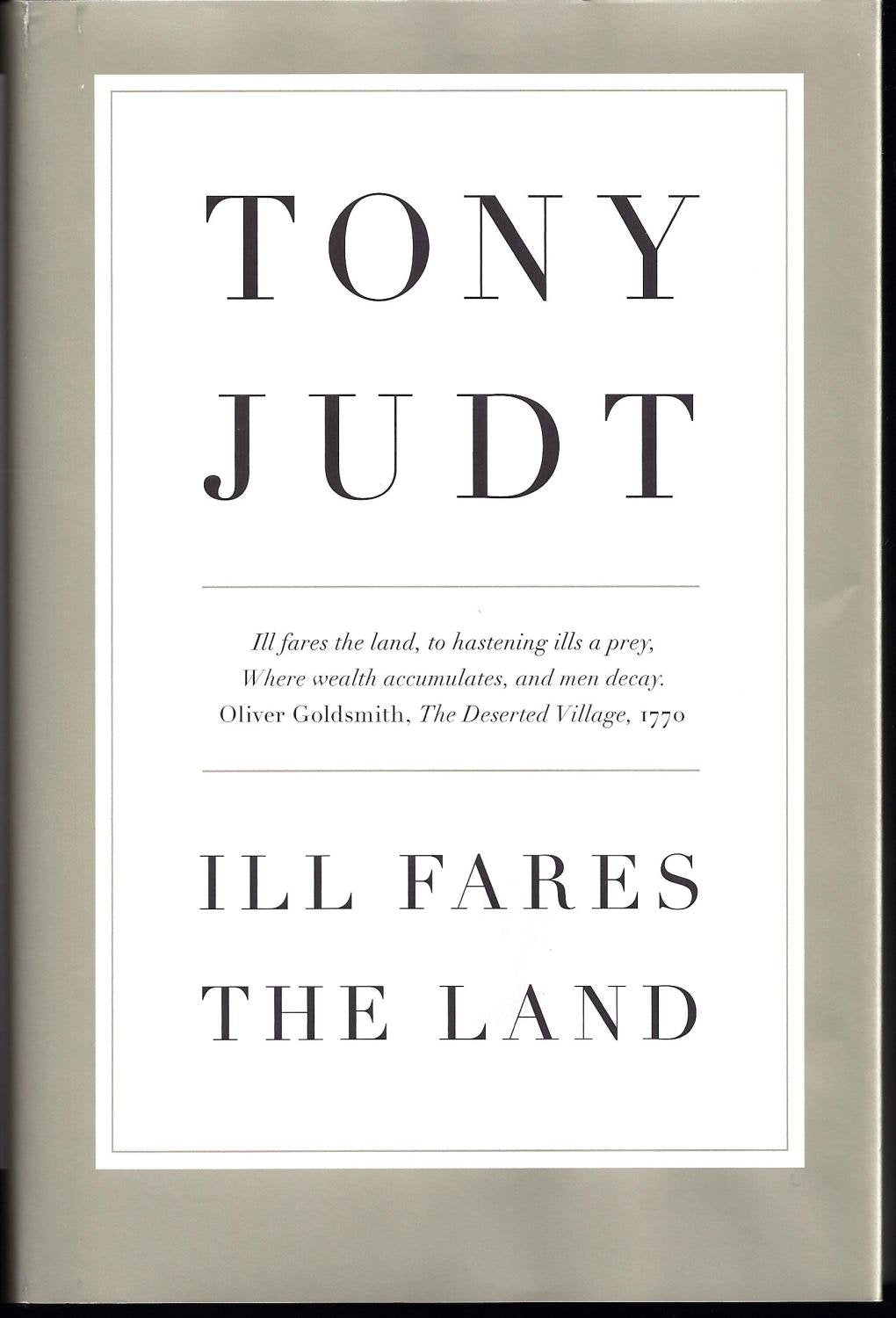 Ill Fares the Land Business, Finance & Career