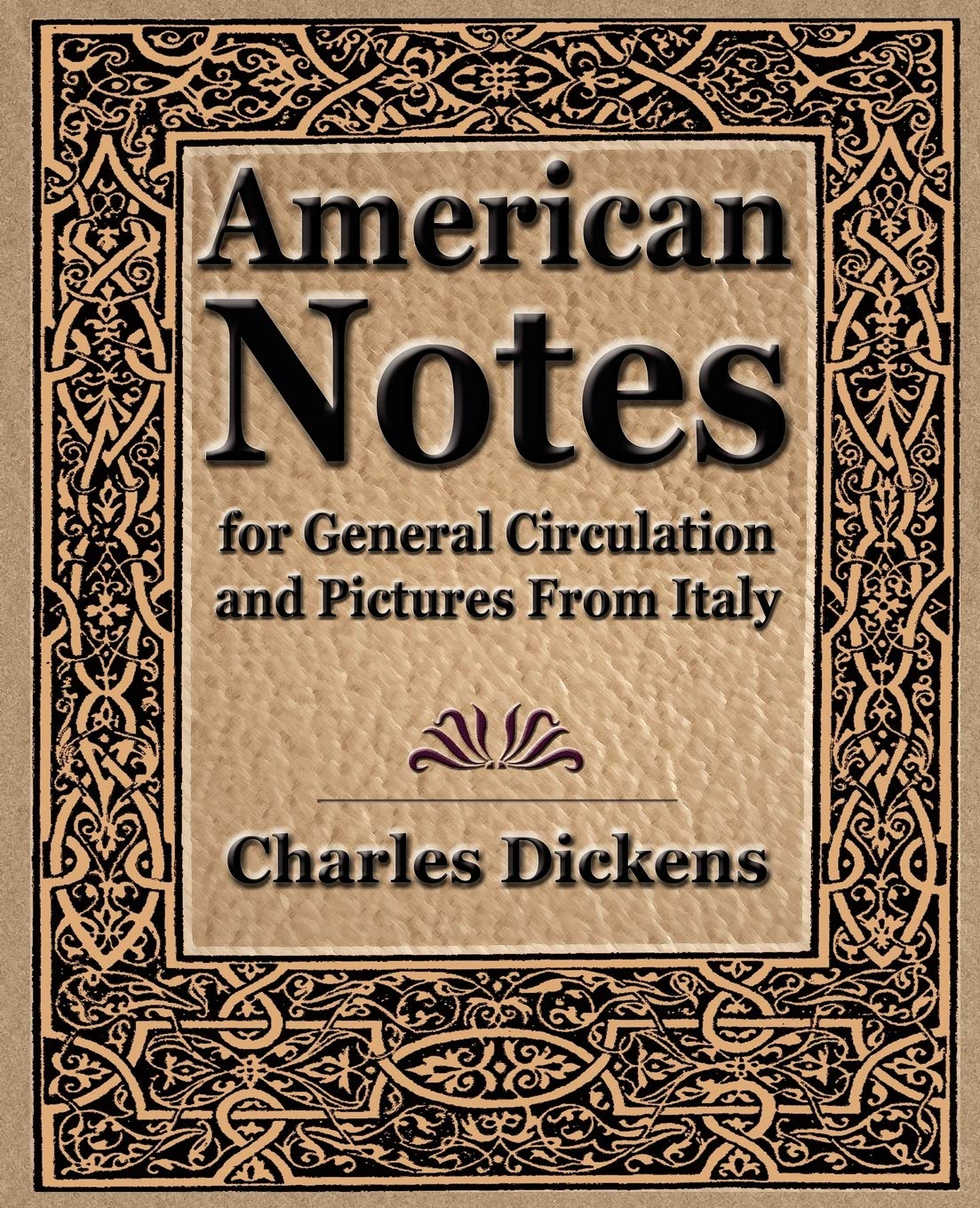 American Notes for General Circulation and Pictures from Italy 1913 book
