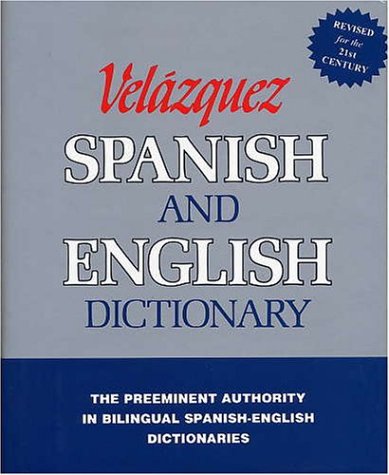 Velazquez Spanish and English Dictionary Foreign Languages ​​& Dictionaries
