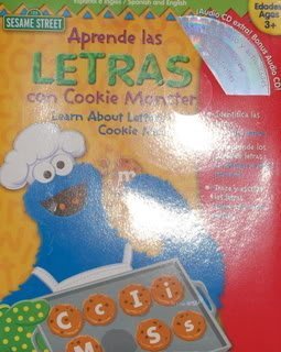Aprende Las Letras Con Cookie Monster/ Learn About Letters With Cookie Monster: Wipe-off Workbook (Sesame Street) Tiptoi & Games