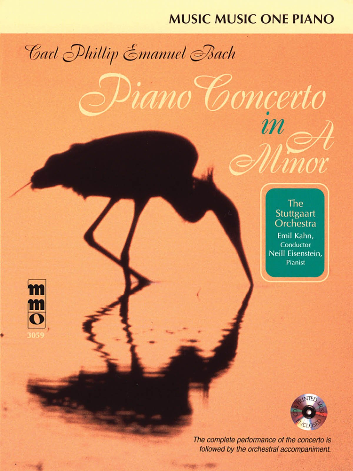 C. P. E. Bach Concerto in a Minor, Wq26, H430 (Music Minus One (Numbered)) Sheet Music