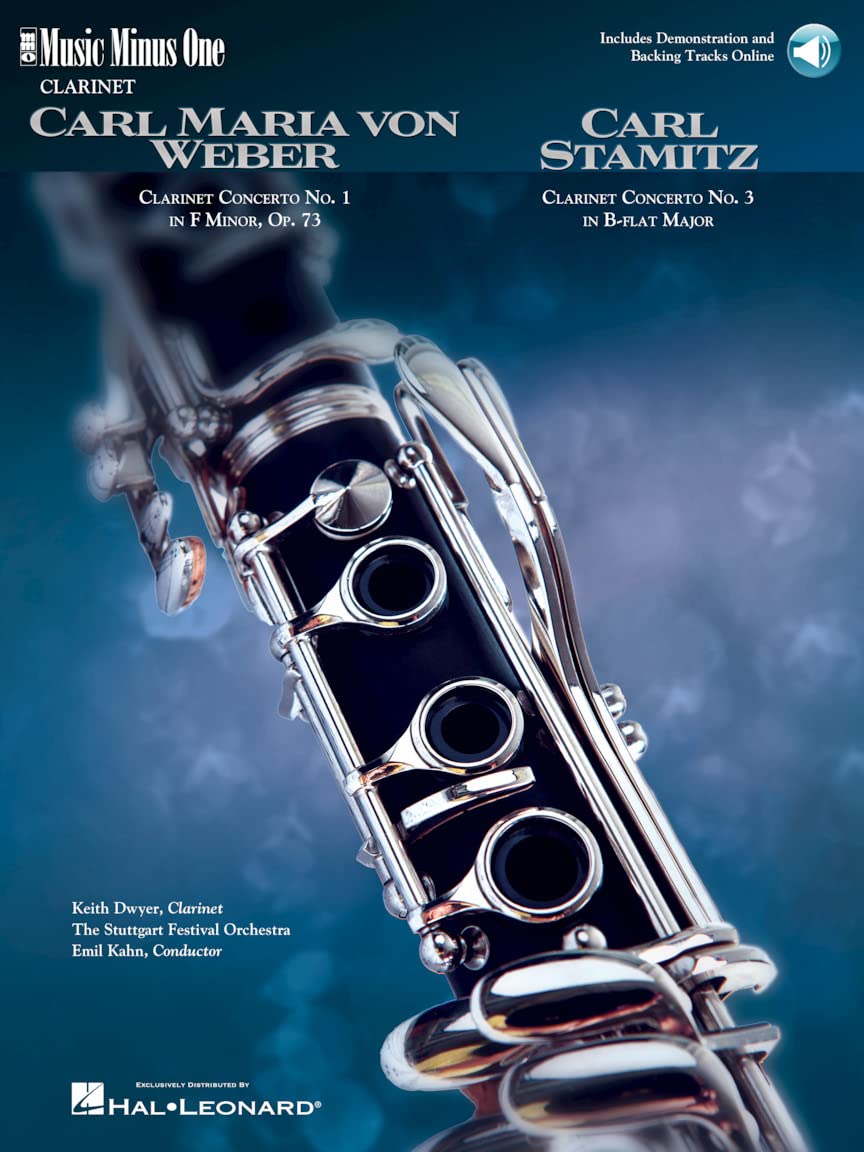 Weber: Concerto No. 1 in F Minor Op. 73 & Stamitz: Concerto No. 3 in B Flat for Clarinet Sheet Music