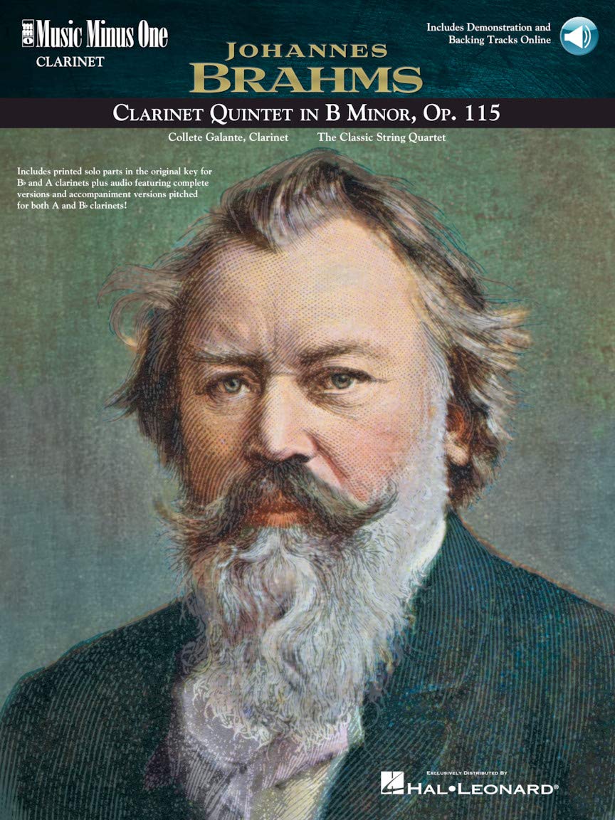 Brahms Clarinet Quintet in B Minor: Op. 115 (Music Minus One (Numbered)) Sheet Music