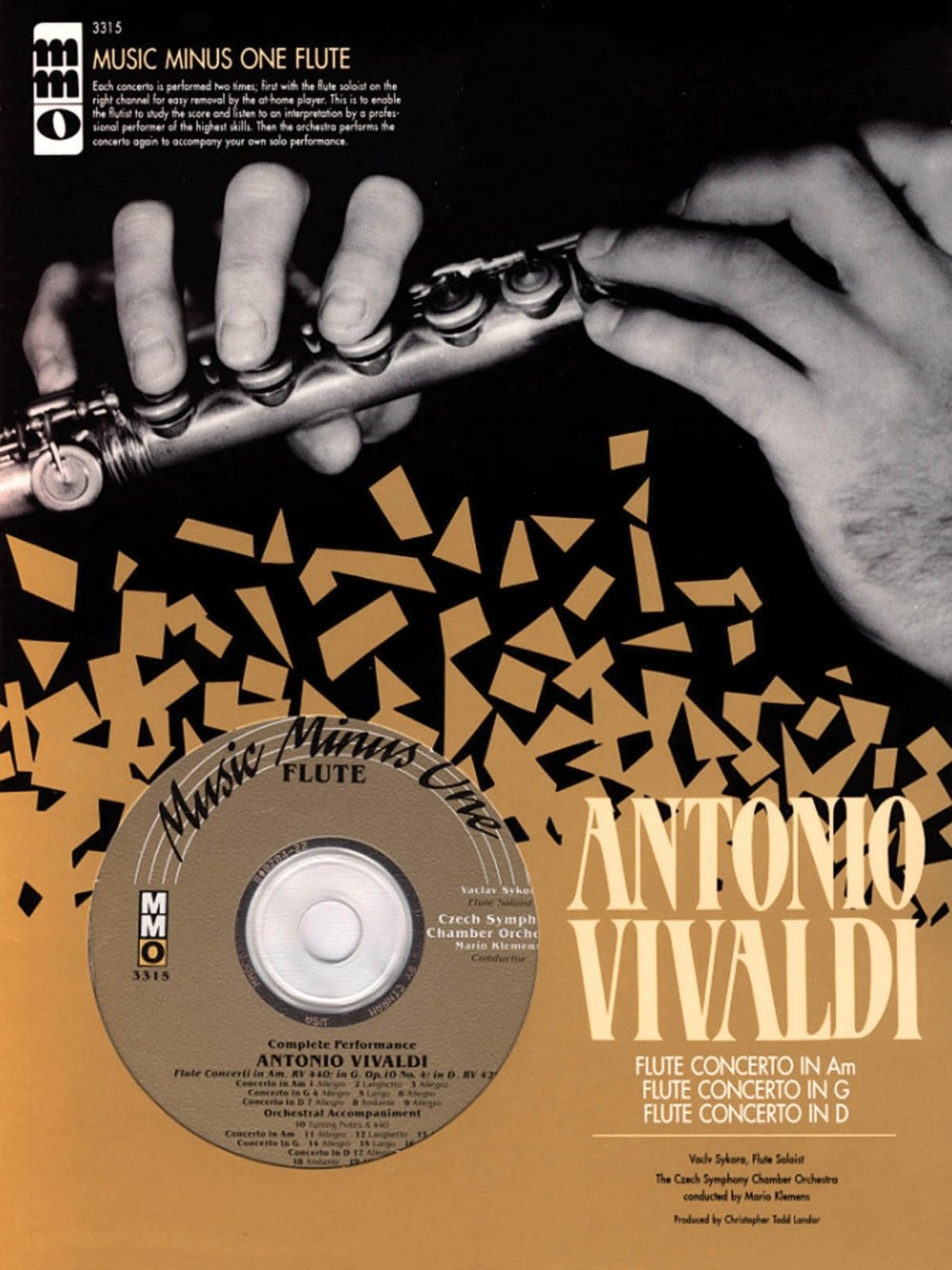 Vivaldi Concerti in D Major Rv429; G Major Rv435; a Minor Rv440 (Music Minus One (Numbered)) Sheet Music
