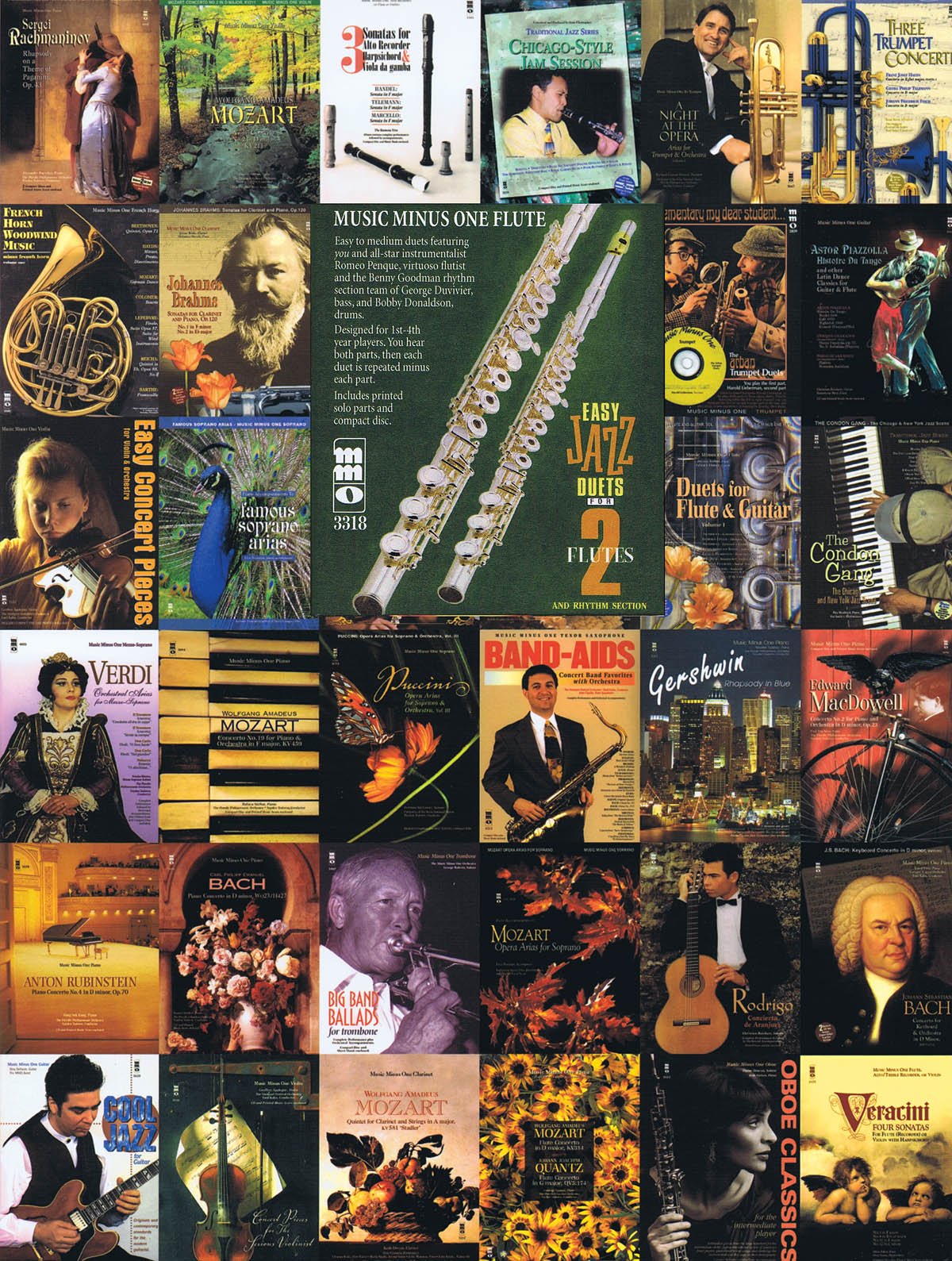 Easy Jazz Duets for Two Flutes and Rhythm Section Sheet Music