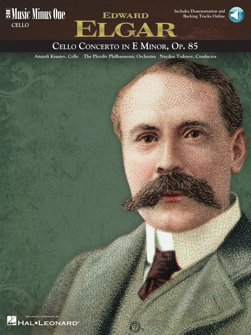 Elgar - Violoncello Concerto in E Minor, Op. 85 Music Minus One Cello - Book with Online Audio Sheet Music