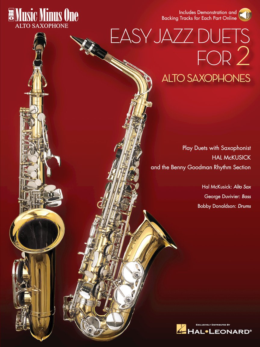 Easy Jazz Duets for Two Alto Saxophones and Rhythm Section Sheet Music